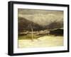 Savognino Landscape, 1886-Giovanni Segantini-Framed Premium Giclee Print