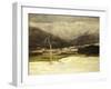 Savognino Landscape, 1886-Giovanni Segantini-Framed Premium Giclee Print