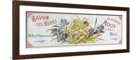 Savon Des Bebes Soap Label - Paris, France-Lantern Press-Framed Premium Giclee Print