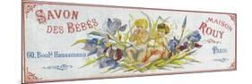 Savon Des Bebes Soap Label - Paris, France-Lantern Press-Mounted Premium Giclee Print