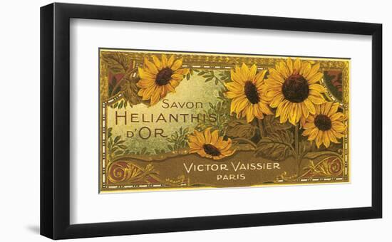 Savon Helianthis d'Or-null-Framed Art Print