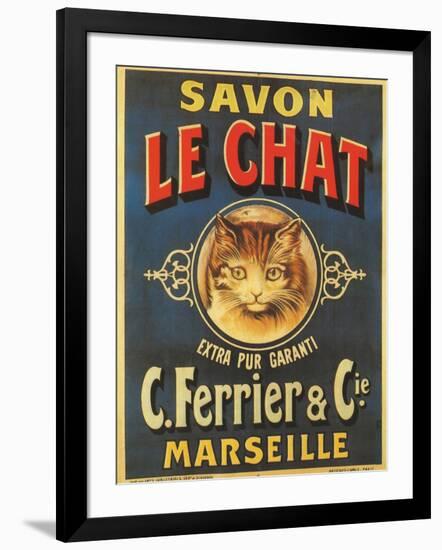 Savon Le Chat-null-Framed Giclee Print