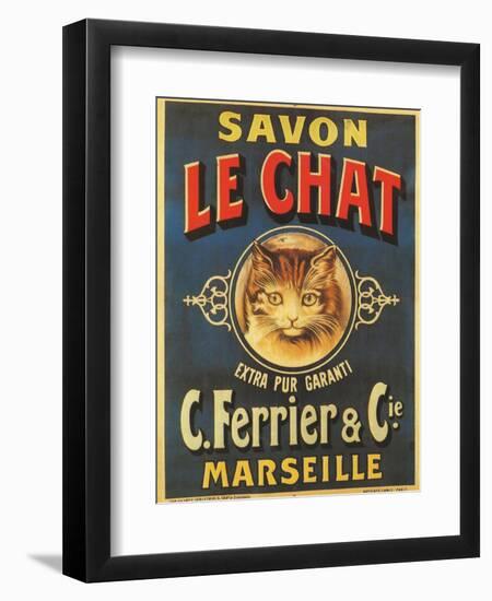 Savon Le Chat-null-Framed Premium Giclee Print