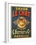 Savon Le Chat-null-Framed Giclee Print