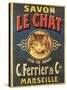 Savon Le Chat-null-Stretched Canvas