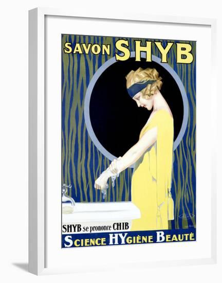 Savon Shyb-Rene Lelong-Framed Giclee Print