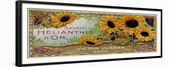 Savon Sunflowers-null-Framed Giclee Print