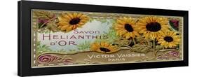 Savon Sunflowers-null-Framed Giclee Print