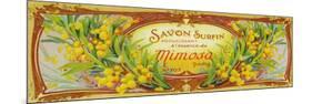 Savon Surfin Soap Label - Paris, France-Lantern Press-Mounted Premium Giclee Print