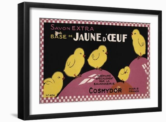 Savon Yellow Chicks-null-Framed Giclee Print