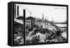 Savona Iron and Steelworks, Postcard, Italy, 20th Century-null-Framed Stretched Canvas