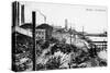 Savona Iron and Steelworks, Postcard, Italy, 20th Century-null-Stretched Canvas