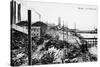 Savona Iron and Steelworks, Postcard, Italy, 20th Century-null-Stretched Canvas