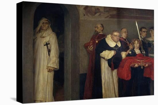 Savonarola Refusing Honour Offered by Pope Alexander Vi-Giulio Bargellini-Stretched Canvas