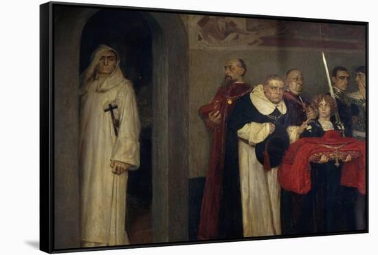 Savonarola Refusing Honour Offered by Pope Alexander Vi-Giulio Bargellini-Framed Stretched Canvas