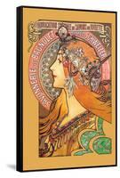 Savonnerie de Bagnolet-Alphonse Mucha-Framed Stretched Canvas