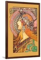 Savonnerie de Bagnolet-Alphonse Mucha-Framed Art Print