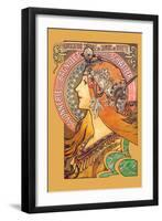 Savonnerie de Bagnolet-Alphonse Mucha-Framed Art Print