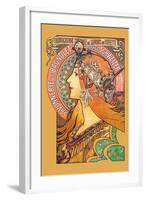 Savonnerie de Bagnolet-Alphonse Mucha-Framed Art Print