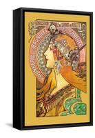 Savonnerie de Bagnolet-Alphonse Mucha-Framed Stretched Canvas