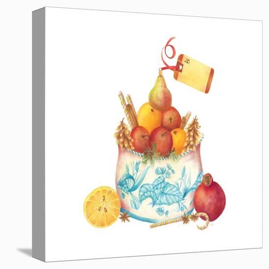 Savor the Season Customizable Holiday Card-Deborah Kopka-Stretched Canvas