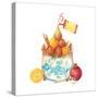 Savor the Season Customizable Holiday Card-Deborah Kopka-Stretched Canvas