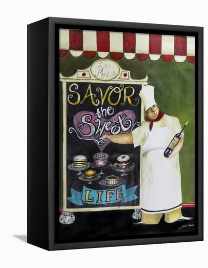 Savor the Sweet Life-Jennifer Garant-Framed Stretched Canvas