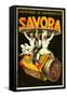 Savora Waiters-null-Framed Stretched Canvas