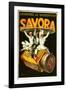 Savora Waiters-null-Framed Giclee Print