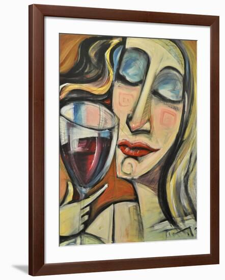 Savoring the First Sip-Tim Nyberg-Framed Giclee Print