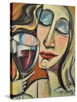 Savoring the First Sip-Tim Nyberg-Stretched Canvas