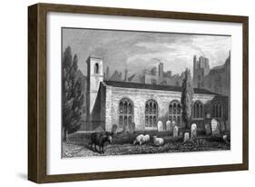 Savoy Chapel-Thomas H Shepherd-Framed Art Print