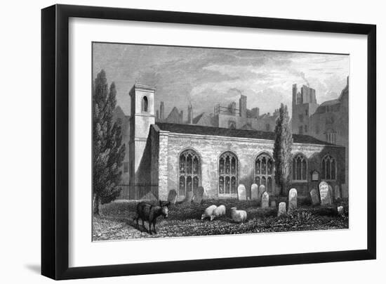 Savoy Chapel-Thomas H Shepherd-Framed Art Print
