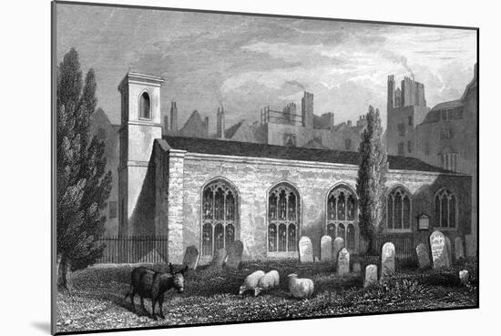 Savoy Chapel-Thomas H Shepherd-Mounted Art Print