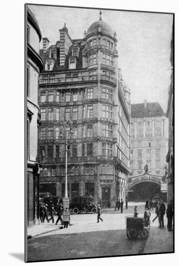 Savoy Hotel and Theatre across the Strand from Norfolk Street, London, C1930S-null-Mounted Giclee Print