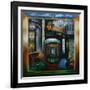 Savoy Hotel, Savoy Interior, Kaspar the Cat, 2010-Lee Campbell-Framed Giclee Print