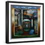 Savoy Hotel, Savoy Interior, Kaspar the Cat, 2010-Lee Campbell-Framed Giclee Print