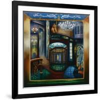 Savoy Hotel, Savoy Interior, Kaspar the Cat, 2010-Lee Campbell-Framed Giclee Print