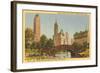 Savoy Plaza, Hotels, Central Park, New York City-null-Framed Art Print