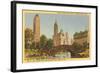 Savoy Plaza, Hotels, Central Park, New York City-null-Framed Art Print