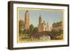 Savoy Plaza, Hotels, Central Park, New York City-null-Framed Art Print