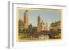 Savoy Plaza, Hotels, Central Park, New York City-null-Framed Art Print
