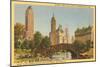 Savoy Plaza, Hotels, Central Park, New York City-null-Mounted Art Print