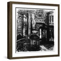 Savoy Shadows, Study for Savoy Interior, 2010-Lee Campbell-Framed Giclee Print