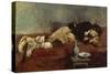 Savoyard Boy Sleeping, 1869-Wilhelm Leibl-Stretched Canvas