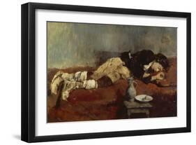 Savoyard Boy Sleeping, 1869-Wilhelm Leibl-Framed Giclee Print