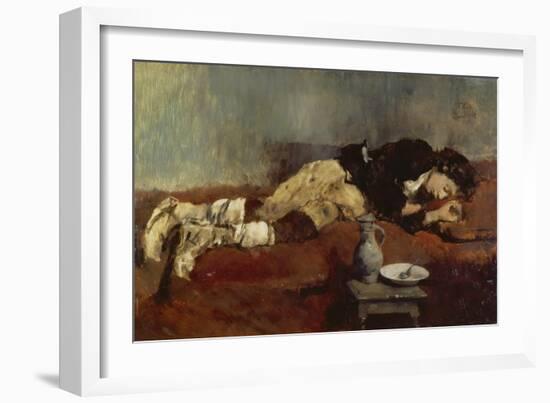 Savoyard Boy Sleeping, 1869-Wilhelm Leibl-Framed Giclee Print