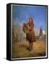 Savoyard with a Marmot, 1716-Jean-Antoine Watteau-Framed Stretched Canvas