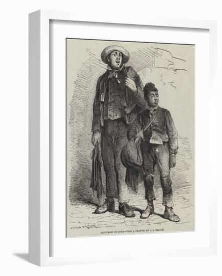 Savoyards in Paris-Jean Adolphe Beauce-Framed Giclee Print