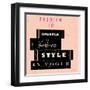 Savvy Fashion 2-Lola Bryant-Framed Art Print